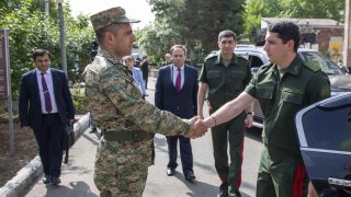 В рамках мероприятий, посвященных 10-летию Следственного комитета РА, председатель СК РА Аргишти Кярамян посетил марз Сюник (Фото)